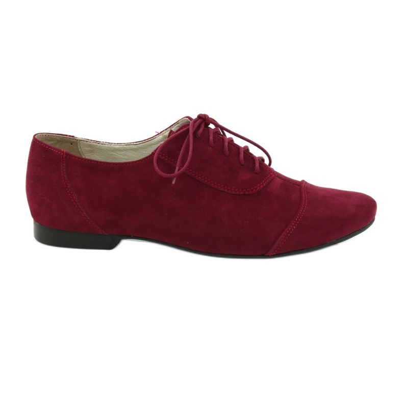 Oxford mujer piel Angello burdeos multicolor