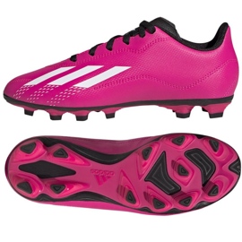 Zapatillas adidas X Speedportal.4 FxG Jr GZ2455 púrpura rosas y morados