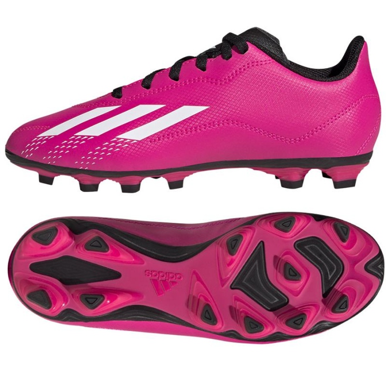 Zapatillas adidas X Speedportal.4 FxG Jr GZ2455 violeta rosas y morados Zapatillas adidas X Speedportal.4 FxG Jr GZ2455 violeta rosas y morados