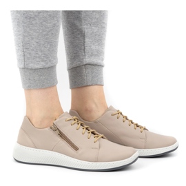 WASAK Zapatos mujer sneakers piel 0602W gris