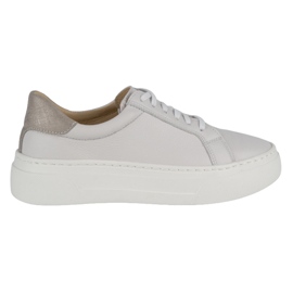 WASAK Zapatos mujer sneakers de piel 0680W blanco