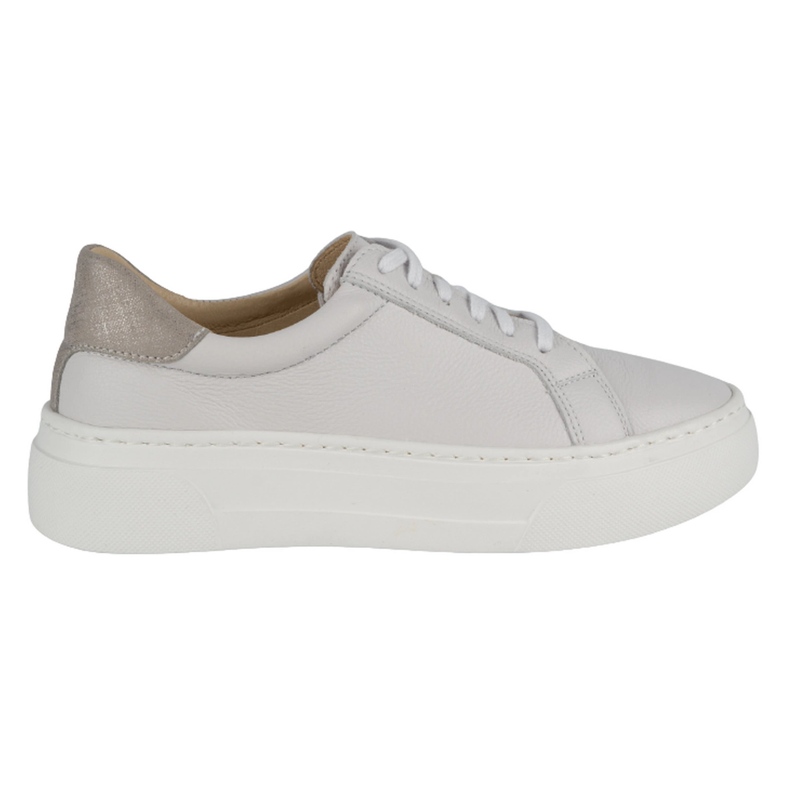 WASAK Zapatos mujer sneakers de piel 0680W blanco