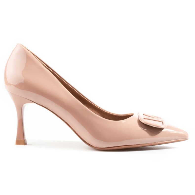 Zapatos de salón de mujer Vinceza con adorno beige