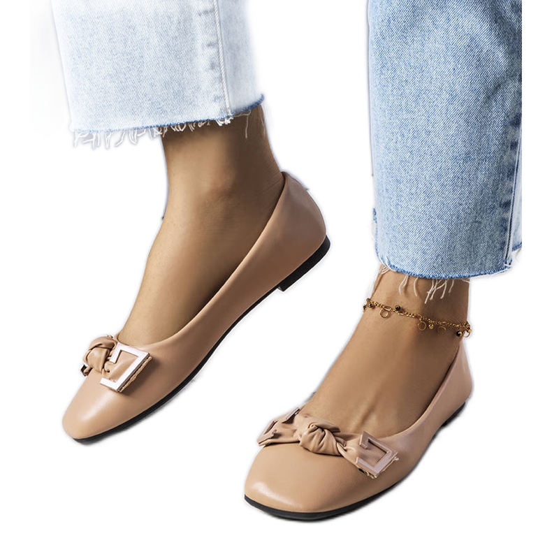Bailarinas beige con lazo de Tabitha Bailarinas beige con lazo de Tabitha