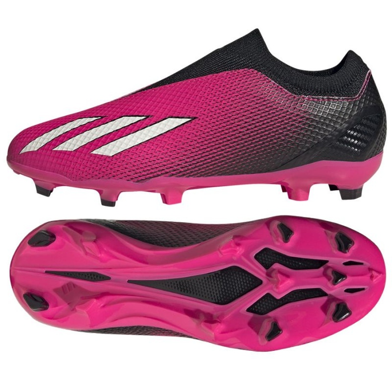 Zapatos adidas X Speedportal.3 Ll Fg Jr GZ5061 multicolor rosas y morados