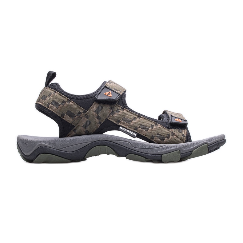 Sandalias trekking hombre BERGSON Benue Hiking BRG00127 verde oliva