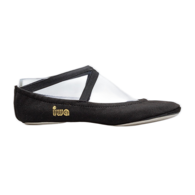 IWA 302 zapatillas de ballet de gimnasia negras negro