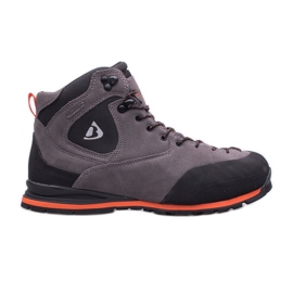 BERGSON Castor Mid Stx zapatillas de trekking para hombre negro gris