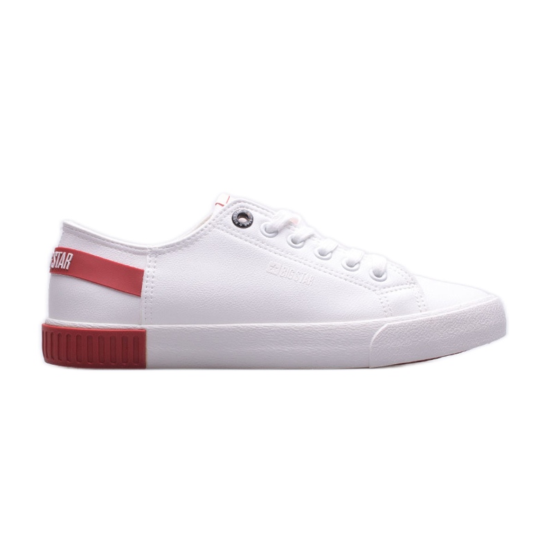 Zapatillas de mujer Big Star FF274174 blanco rojo
