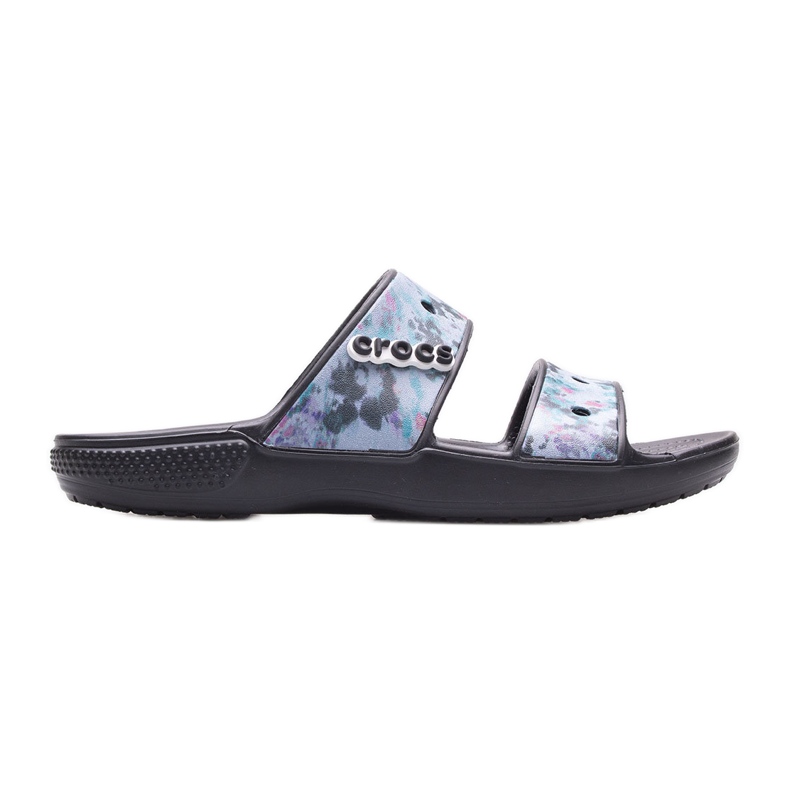 Pantuflas mujer CROCS Classic Tie Dye Graphic 207283-988 negro multicolor