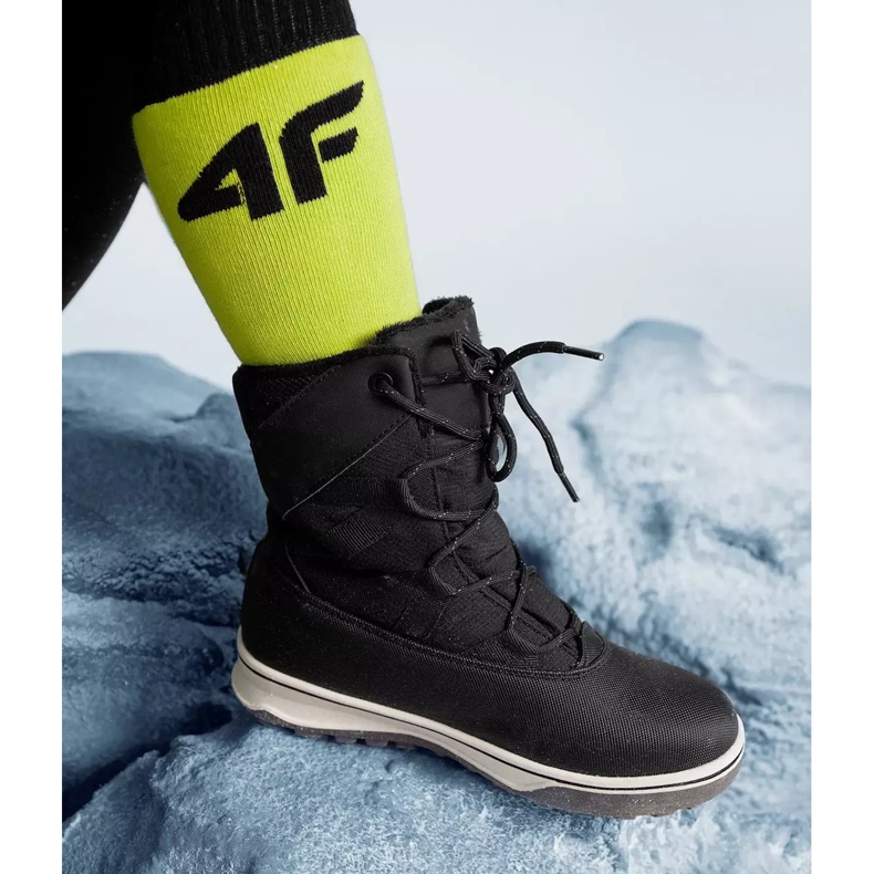 Botas de invierno para niños 4F 4FJAW22FSBSF005-20S negro
