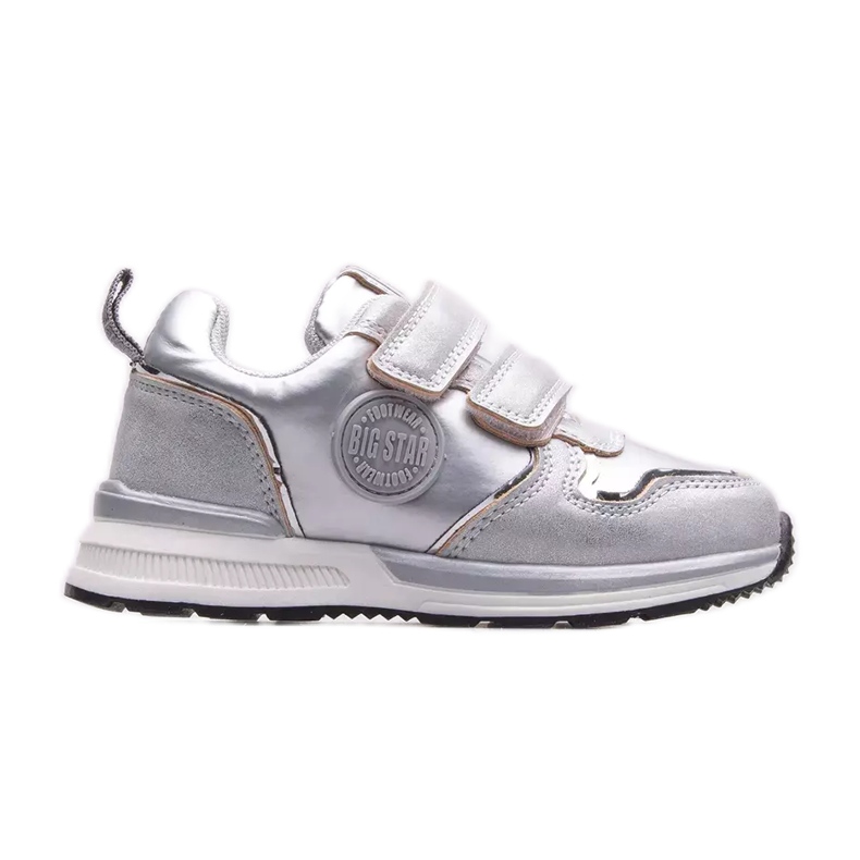 Zapatos para niños Big Star KK374179 plata gris