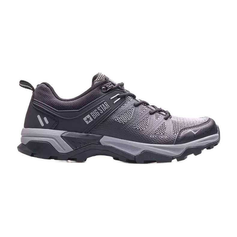 Zapatos de hombre Big Star KK174105 negro gris