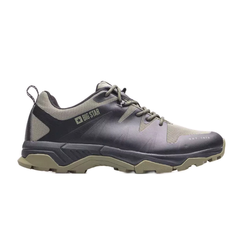 Zapatos de hombre Big Star KK174088 negro verde