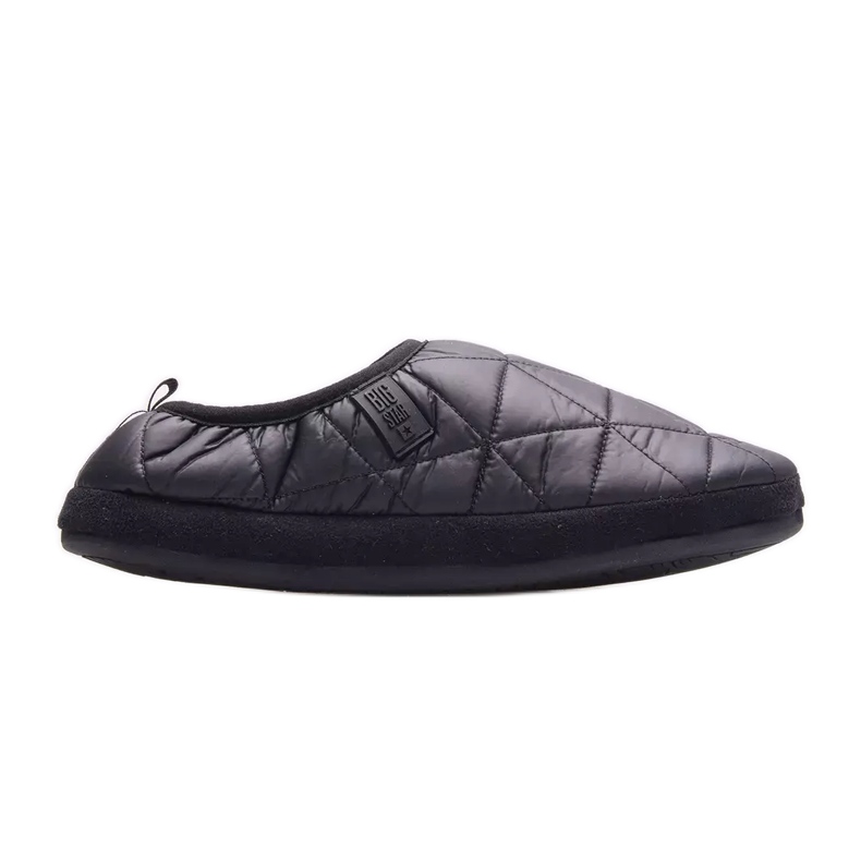 Big Star Pantuflas Estrella Grande KK174365 negro