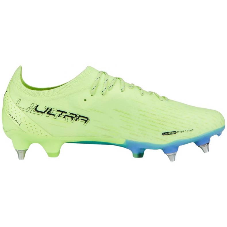 Puma Ultra Ultimate MxSG M 106895 01 zapatos de fútbol verde verde