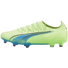 Puma Ultra Ultimate FG/AG M 106868 01 zapatos de fútbol verde verde