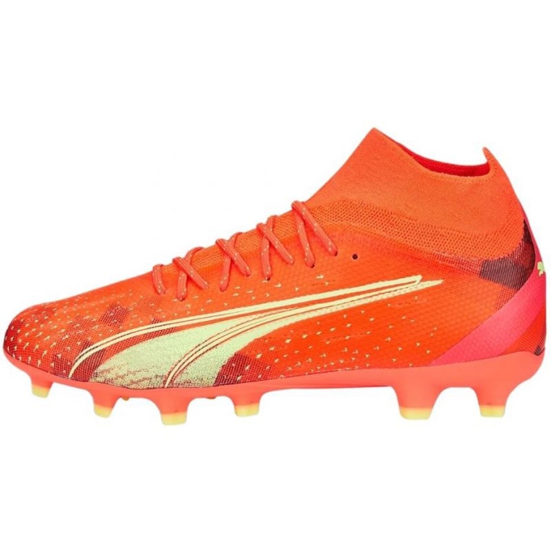 Botas de fútbol Puma Ultra Pro FG/AG M 106931 03 naranja naranjas y tintos