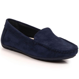 Zapatos vinceza mocasines ante W EVE259F azul marino