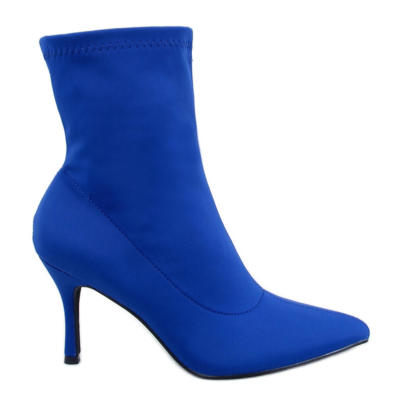 BM Botines de tacón flexibles de Mallory Blue azul
