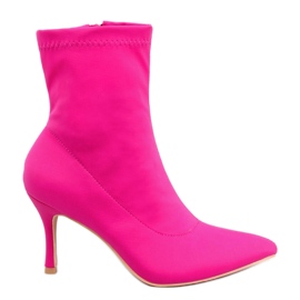 BM Botines flexibles de Mallory Fucsia rosado