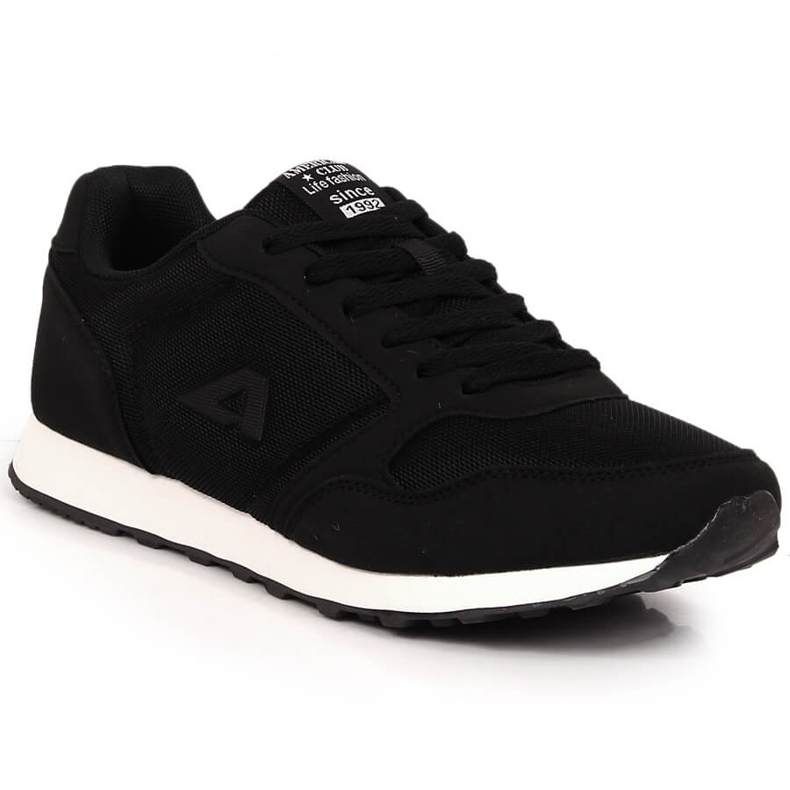 Deportivas American Club 136/23 negras con cordones negro