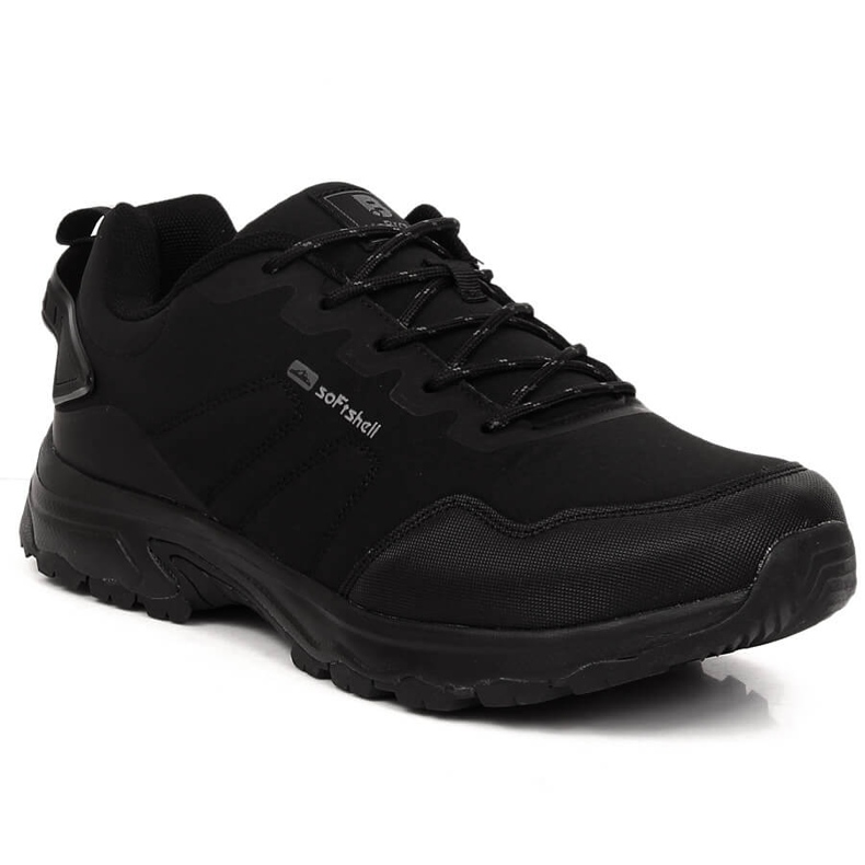 McBraun 5340 Calzado deportivo de trekking softshell negro para hombre
