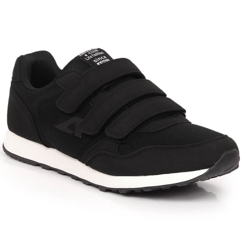 Deportivas American Club 147/23 negro velcros