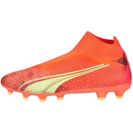 Puma Ultra Match+ Ll FG/AG M 107032 03 zapatos de fútbol naranja naranjas y tintos