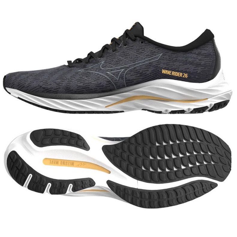 Zapatillas running Mizuno Wave Rider 26 M J1GC220302 negro Zapatillas running Mizuno Wave Rider 26 M J1GC220302 negro