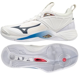 Zapatillas de voleibol Mizuno Wave Momentum 2 M V1GA211300 blanco blanco