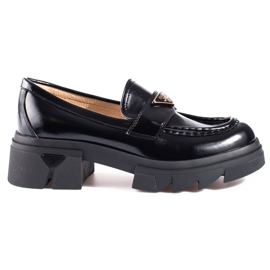 Seastar Mocasines mujer Shelovet charol negro