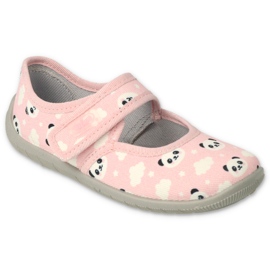 Zapatos befado niño 955X021 blanco rosa gris