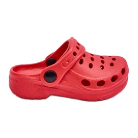 Pantuflas de espuma para niños Lucas rojas rojo