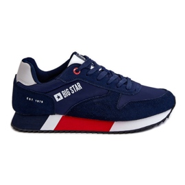 Zapatillas deportivas para hombre con sistema de espuma viscoelástica Big Star LL174159 azul marino