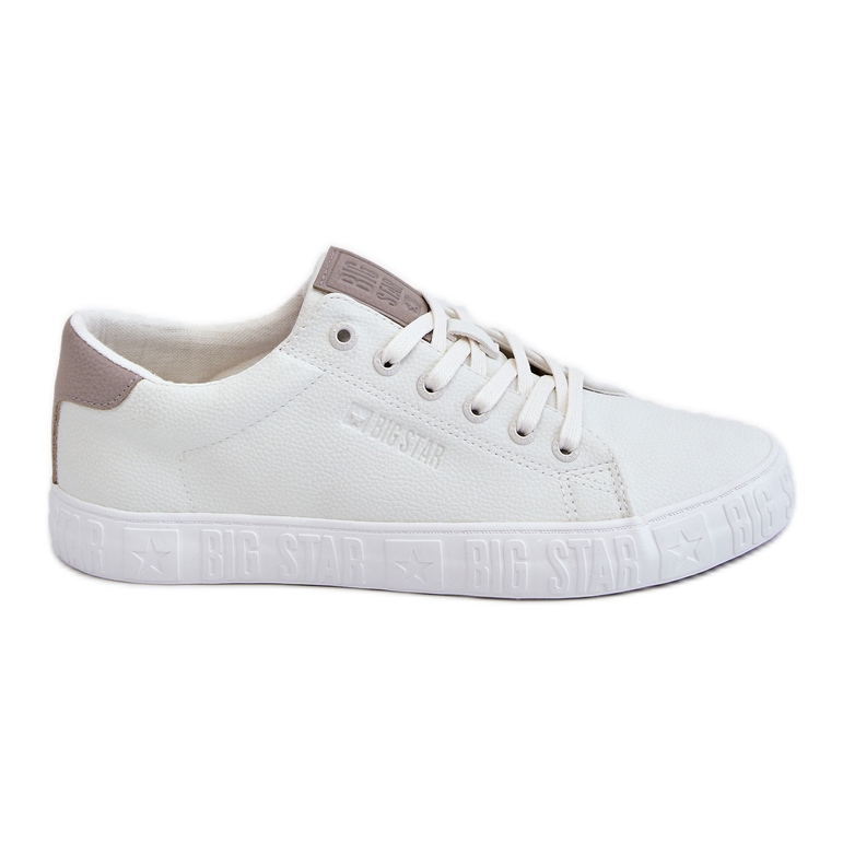 Hombres Big Star Sneakers LL174131 Blanco