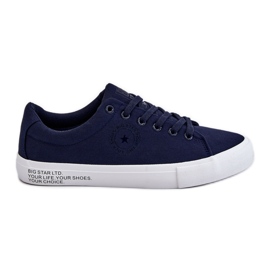 Sneakers de Hombre de Tejido Bajo Big Star LL174076 Azul Marino multicolor