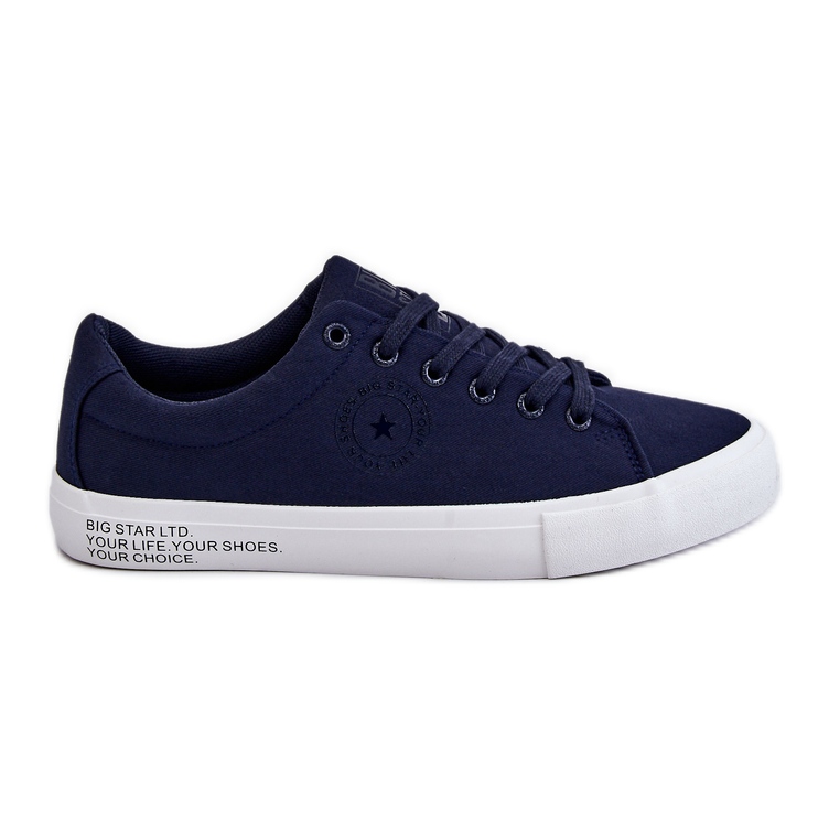 Sneakers de Hombre de Tejido Bajo Big Star LL174076 Azul Marino multicolor
