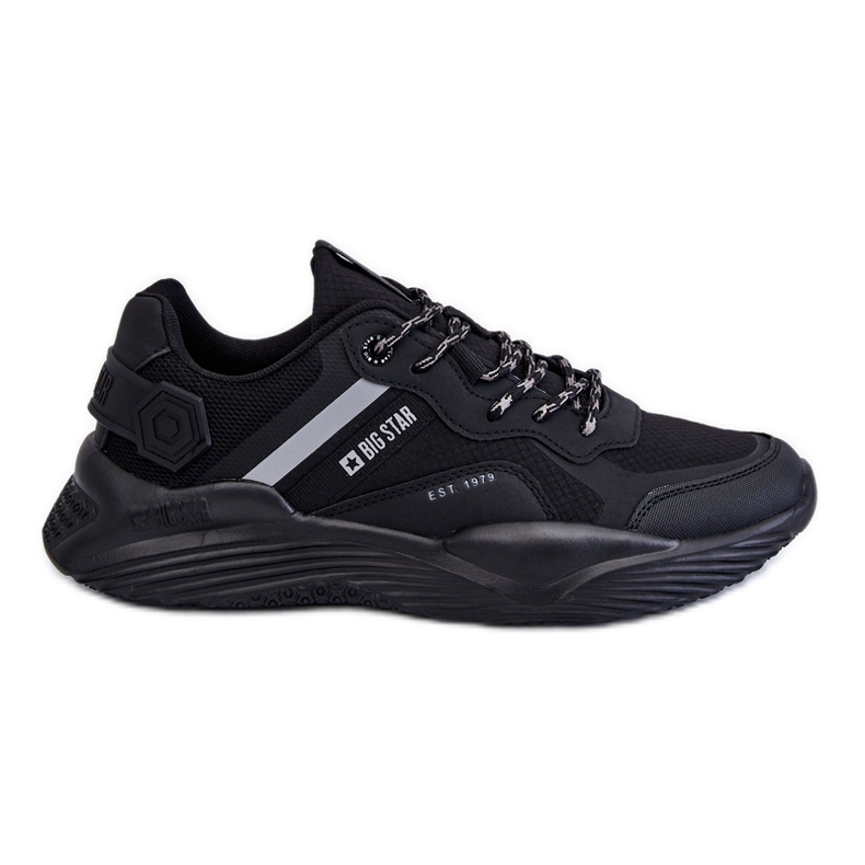 Zapatillas Ligeras de Hombre Memory Foam System Big Star LL174150 Negro