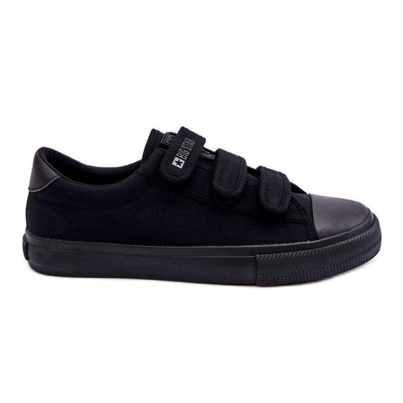 Sneakers Hombre Clásicas De Tela Con Velcro Big Star LL174631 Negro