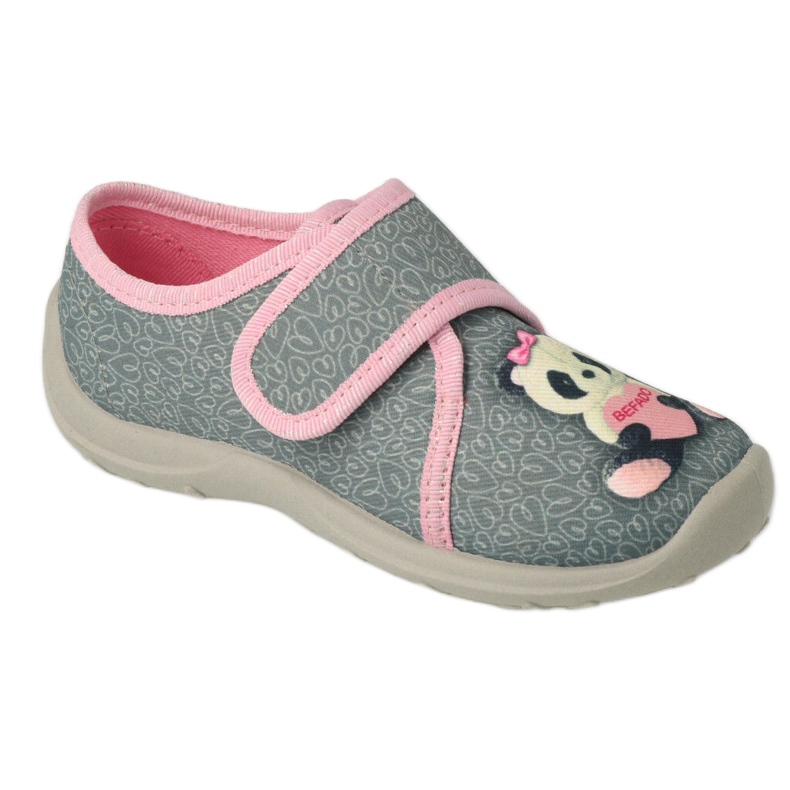 Zapatos befado niño 660X050 rosado gris