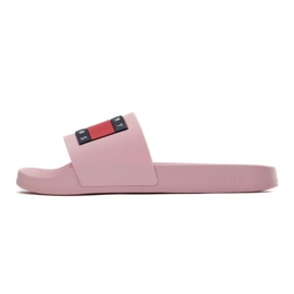 Pantuflas Tommy Hilfiger Flag Pool Sld Ess W EN0EN02115 TH2 rosado