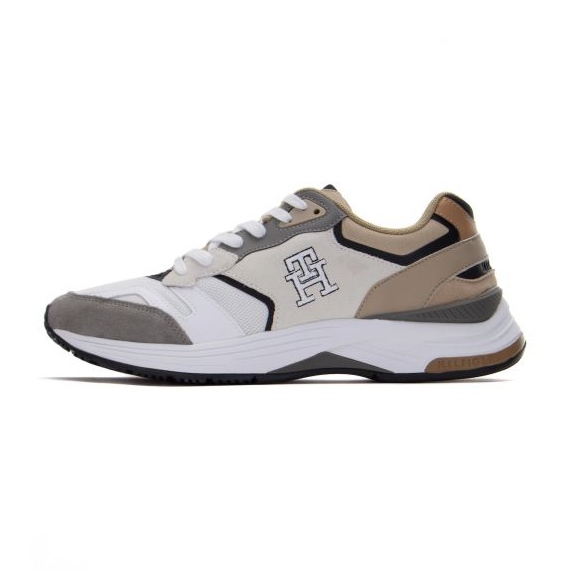 Zapatos Tommy Hilfiger Modern Prep Sneaker Mix M FM0FM044498 Aeg blanco Zapatos Tommy Hilfiger Modern Prep Sneaker Mix M FM0FM044498 Aeg blanco