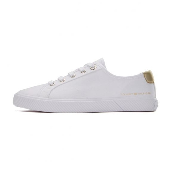 Tommy Hilfiger Lace Up Vulc Sneaker W FW0FW06957 Ybs blanco Tommy Hilfiger Lace Up Vulc Sneaker W FW0FW06957 Ybs blanco