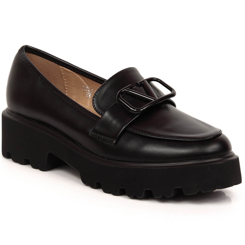 Zapatos mujer tacones y plataforma negros Vinceza 16380