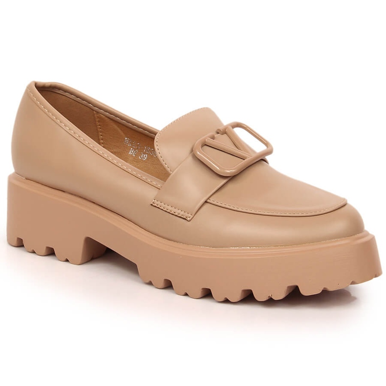 Zapatos de tacón y plataforma de mujer Vinceza 16380 beige
