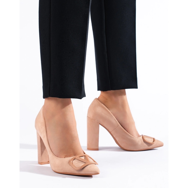 Salones de mujer Vinceza ante beige Salones de mujer Vinceza ante beige