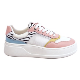 Deportivas Cómodas Mujer GOE LL2N4053 Multicolor blanco