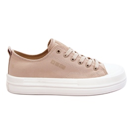 Zapatillas bajas con cordones Big Star LL274969 Beige