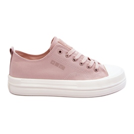 Big Star LL274970 Zapatillas bajas con cordones color piel rosa